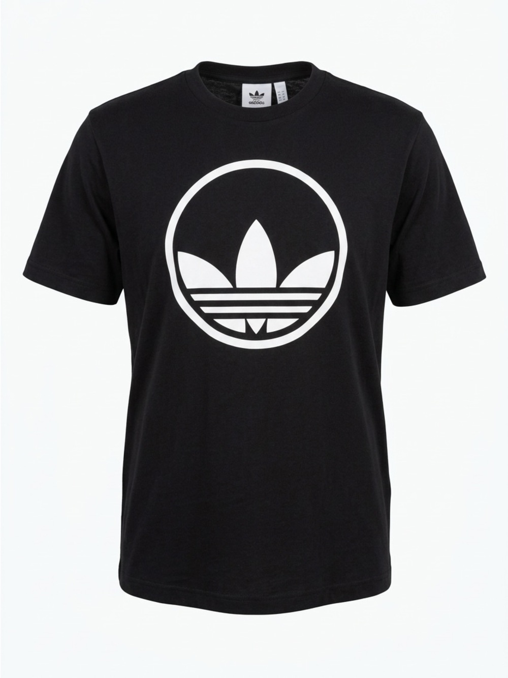 ADIDAS T-Shirt with White Trefoil Logo Print